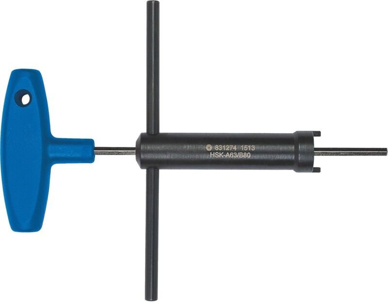 Röhm Steckschlüssel für Druckstück-Einschraubmontage, Größe HSK-A/C/E/T 100, Größe HSK-B/D/F 125 - 831434