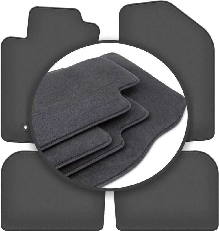 Premium-Fußmatten für: Toyota Avensis II T25 Kombi, Liftback, Limousine (2003-2009)