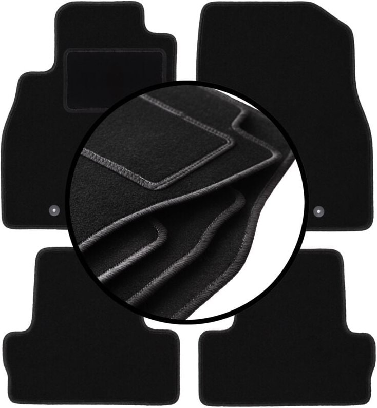 Komplettset Veloursmatten für: Chevrolet Volt Fließheck (2012-2017)