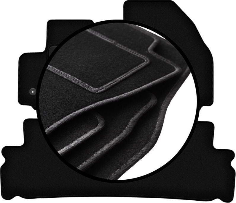 Komplettset Veloursmatten für: Ford S-MAX MK1 Minivan (2012-2015)