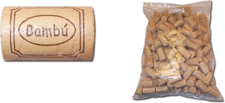 Fplus - Zylindrischer Bambus-T-Kork 38x24200 Einheiten. verstopfte Wäsche 31176