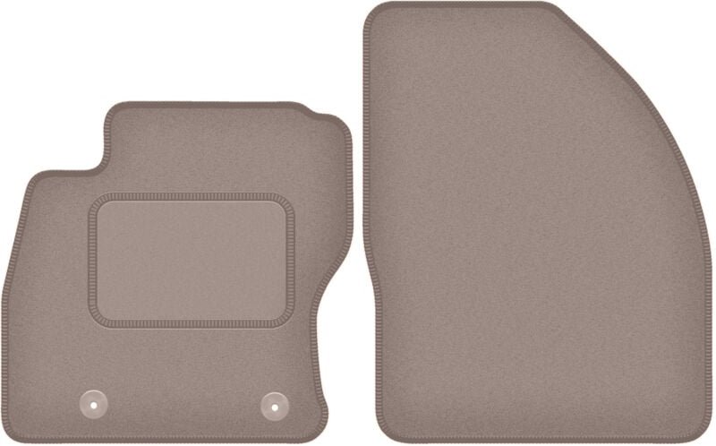Beige Vordermatten für: Ford Focus MK2 Cabrio (2006-2010)