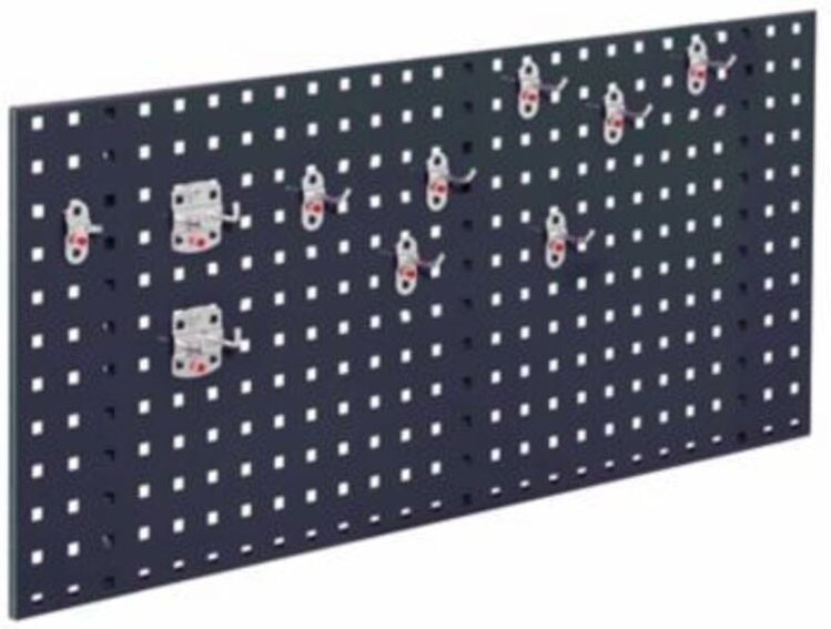 Kappes ®RasterPlan Einsteigerset 5 1x Lochplatte 1000x450mm 1x Werkzeughaltersortiment 10-teilig Anthrazitgrau RAL 7016