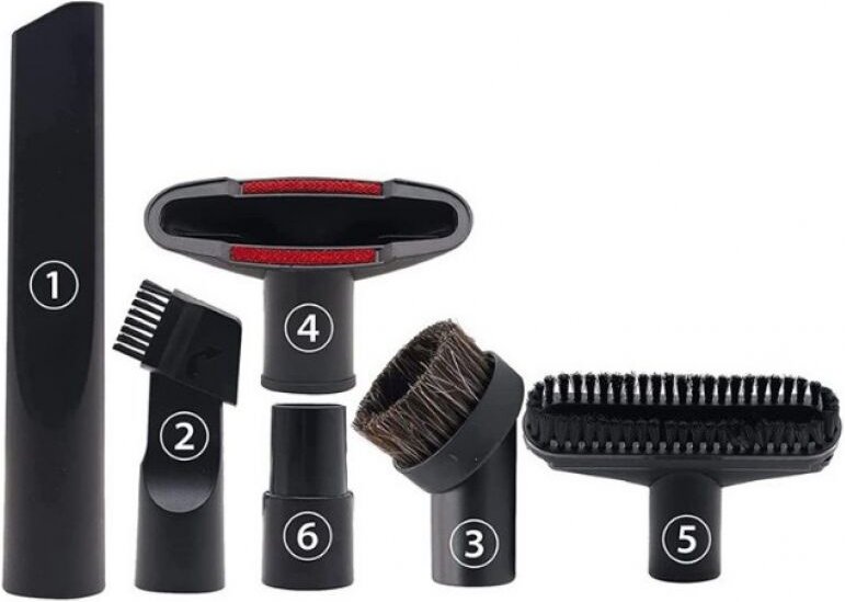 6er Set Staubsaugerspitzen für Staubsauger mit 32mm und 35mm Durchmesser, Staubsaugerdüse - Lntyq