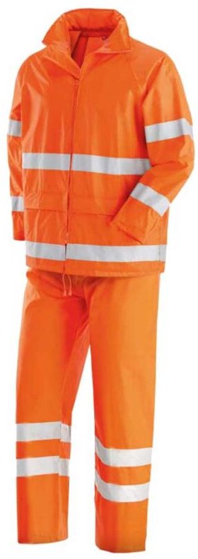 Wasserdichter Warnschutzanzug aus PVC Neri New Oslo 461015 - M - Orange