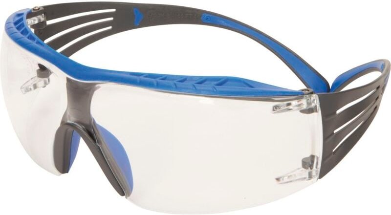 3M - SecureFit SF401XSGAF-BLU Schutzbrille mit Antibeschlag-Schutz Blau, Grau