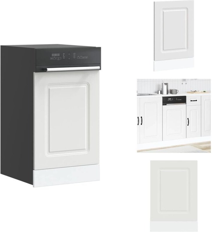 Geschirrspülerblende Kalmar Weiß 45x1,5x67 cm Holzwerkstoff - Geschirrspülerblende - Geschirrspülerblenden - Geschirrspü...