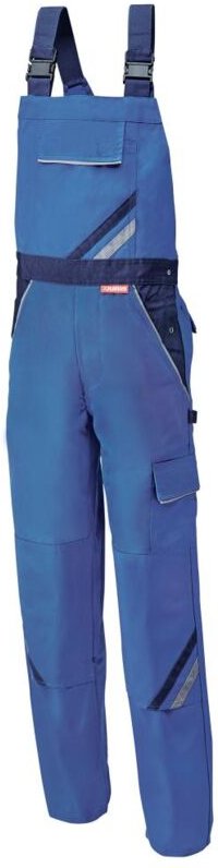 Thumbnail - Planam Highline Latzhose kornblau/marine/zink 54