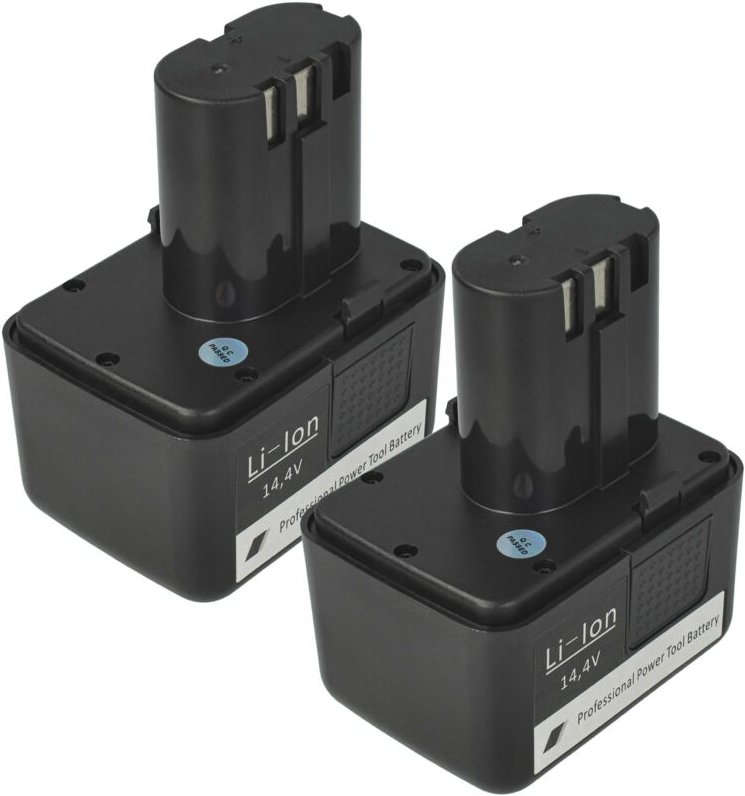 Vhbw - 2x Akku Ersatz für Gesipa 7251045, 7251049 für Werkzeug, Blindniet-Setzgerät (2000 mAh, Li-Ion, 14,4 v)