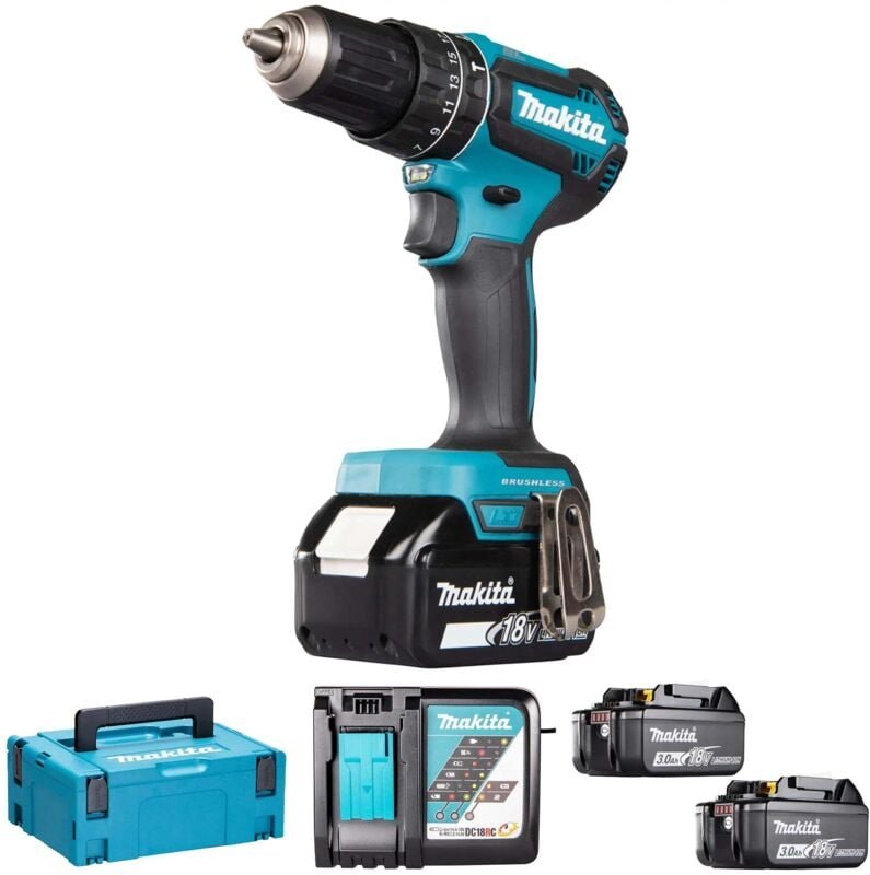 Thumbnail - Bohrschrauber Makita DHP485RF3J 18 V 3 Ah