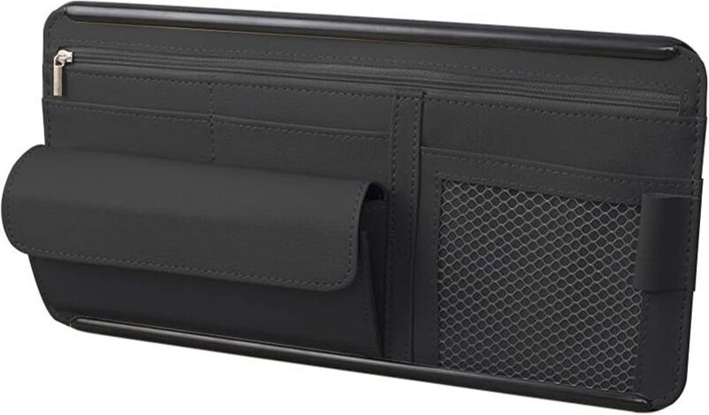 Lntyq - Material: Aus hochwertigem Leder und Edelstahl-Reißverschluss, langlebig und leicht Multifunktionale Aufbewahrun...