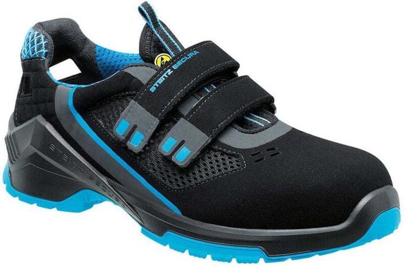 Steitz SECURA Sandale schwarz/blau VD PRO 1000 ESD, S1 NB, EU-Schuhgröße: 39
