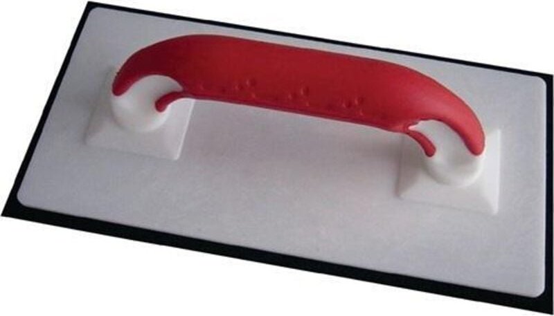 Reibebrett mit 2-K-Griff, mit Zellgummiauflage Kunststoff L280xB140xS10mm