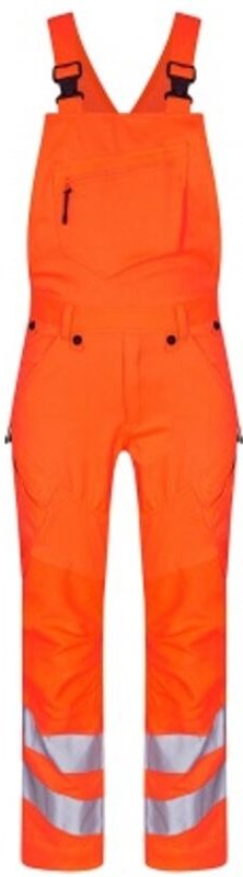 Warnschutz Latzhose Safety Herren 3544-314 Gr. 28 orange - Engel