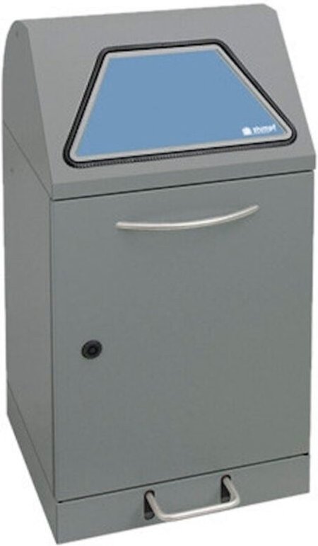 Stumpf - Sortsystem Modul-Vario 45, graualu-struktur Innenbehälter, 45 Liter, Trethebel