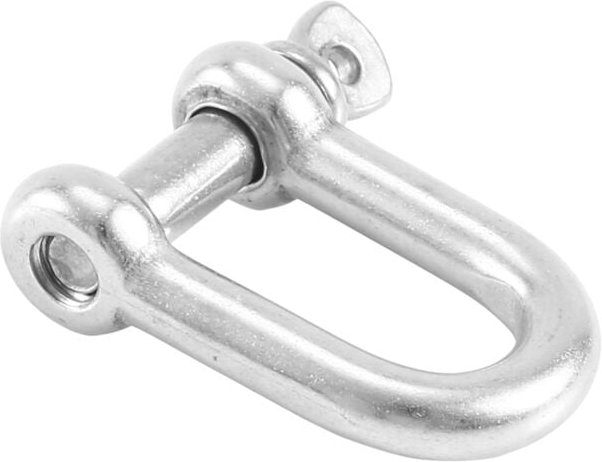Thumbnail - M6x38mm gerader D-Schaekel, kurz, Edelstahl aisi 316
