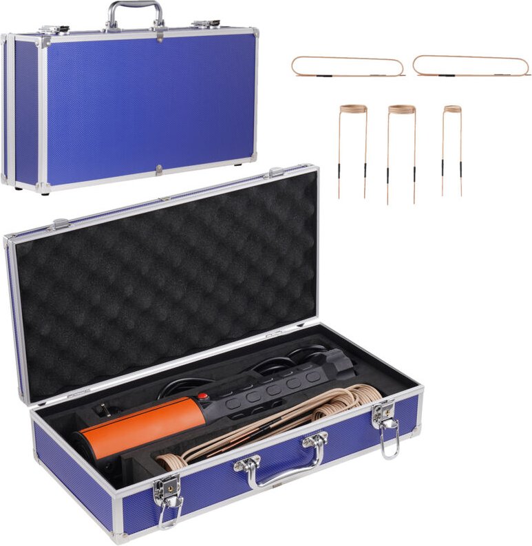 1000W Magnetic Induction Heater Kit - 220V, 10 Coils, Portable for Efficient Bolt Removal - Mophorn