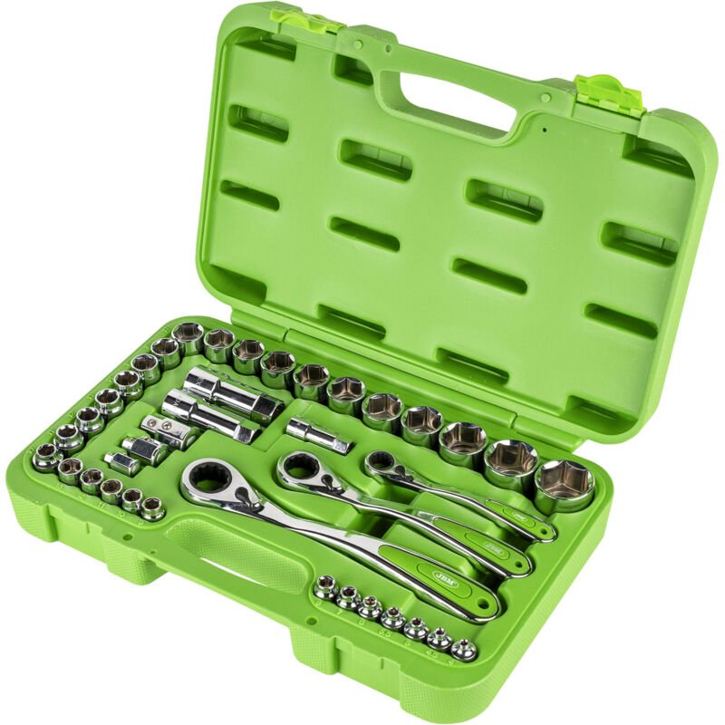 JBM - 39-TEILIGER sechskant-werkzeugkoffer mit niedrigem profil 52418