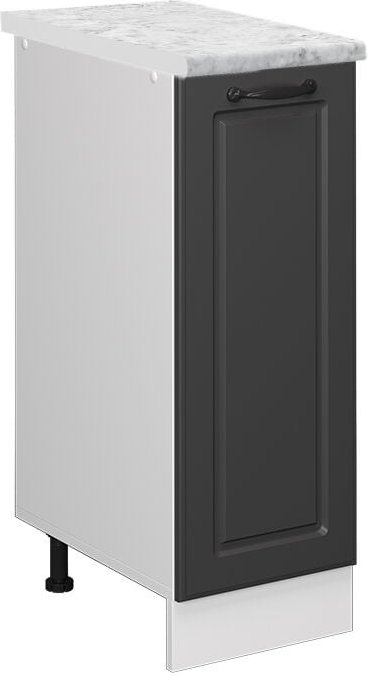 Thumbnail - Apothekerschrank R-Line, Anthrazit Landhaus, 30 cm AP Marmor, Vicco