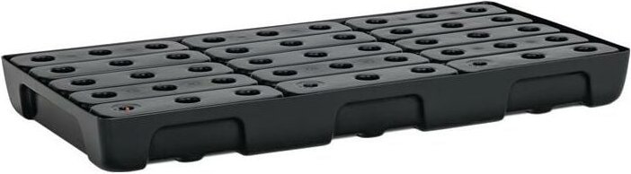 Cemo - Auffangwanne 27 l L976xB495xH95mm Polyethylen mit PE-Rost und Leckanzeiger