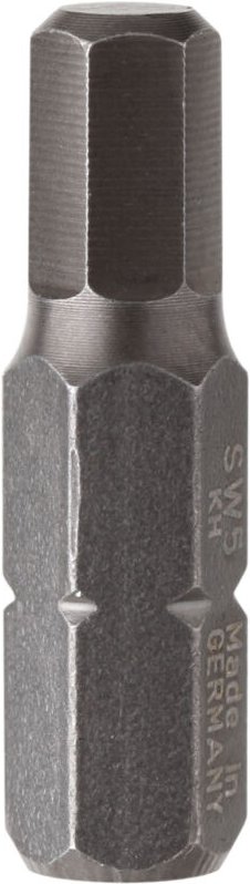 Pack mit 5 Sechskant-Schraubendreherbits, lang, 25 mm - U625 HEX2