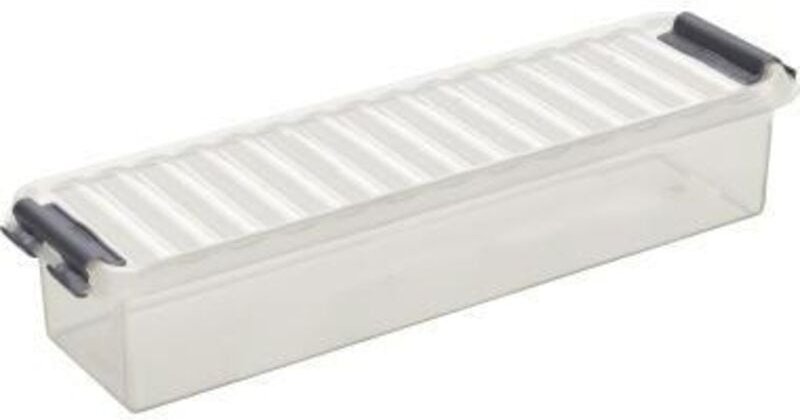 Aufbewahrungsbox Q-Line 0,9L transparent 27 x 8,4 x 6,1 cm Boxen, Körbchen & Kisten - Sunware