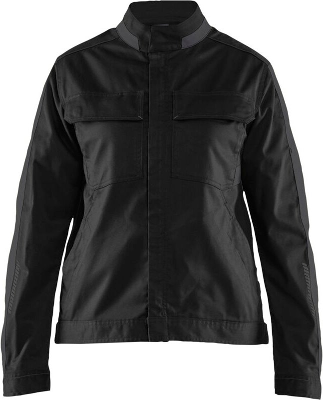 Arbeitsjacke Industrie Stretch Damen 4443 - Schwarz/Dunkelgrau XS