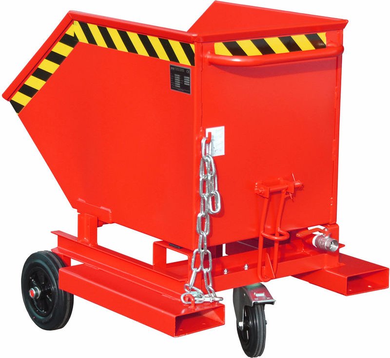 Bauer Späne-Kastenwagen SKW-ET 250, lackiert, Feuerrot