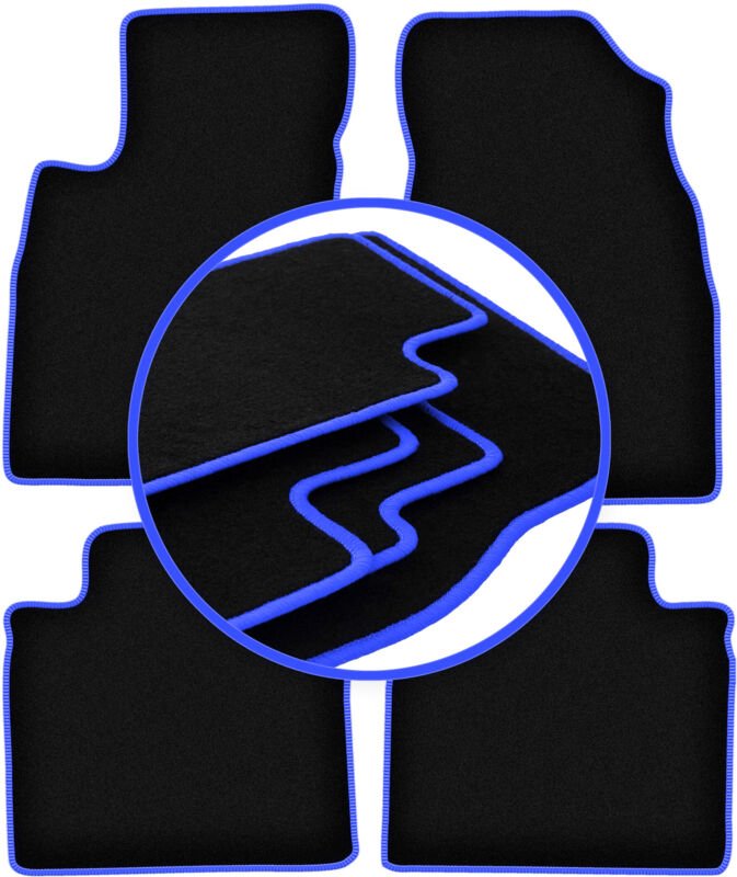 CARLUX-BLUE Autofußmatten für: Kia Opirus Limousine (2002-2011)