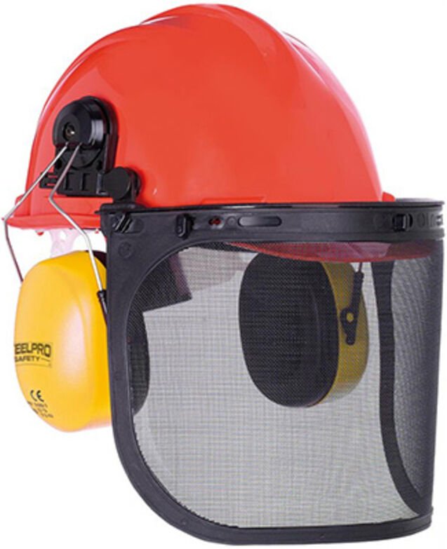 Steelpro - Helm mit bildschirm-kopfhörer pinsel cutter 2088-kf