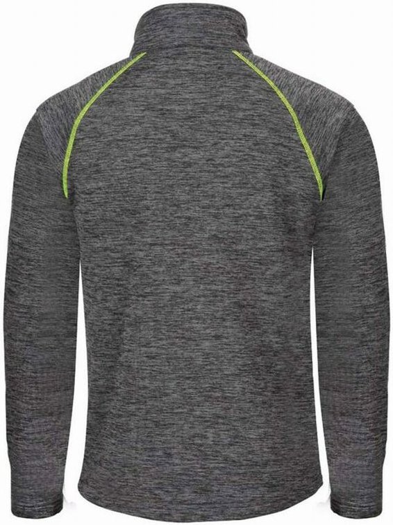 Jacke - nine worth - lenny 1505 Grau meliert / Gelb Fluo t.l