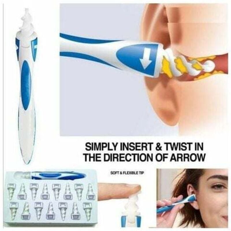 Ohrenreiniger, Ohrenschmalzentferner – Spiral-Ohrenreiniger – Werkzeug zum Entfernen von Ohrenschmalz.