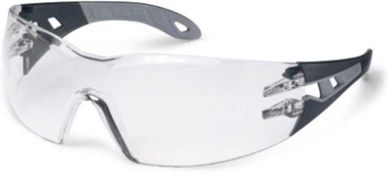 Uvex - Bügelbrille pheos s, farblos, anthrazit/grau (9192785)