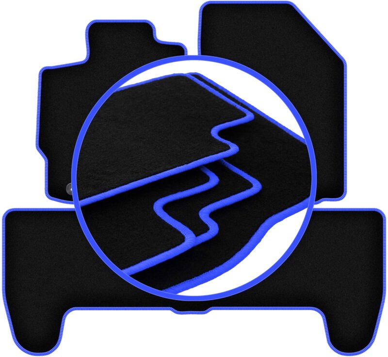 CARLUX-BLUE Autofußmatten für: Toyota Yaris II Fließheck (2005-2011)