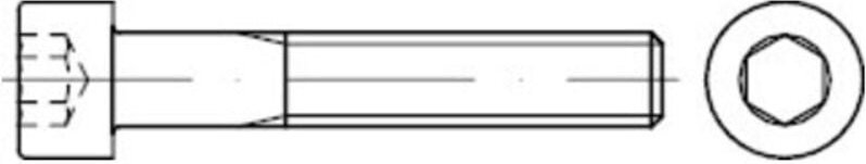 Thumbnail - FP - din 912 Zylinderschraube, mit Innensechskant, 8.8 M48x140 hp