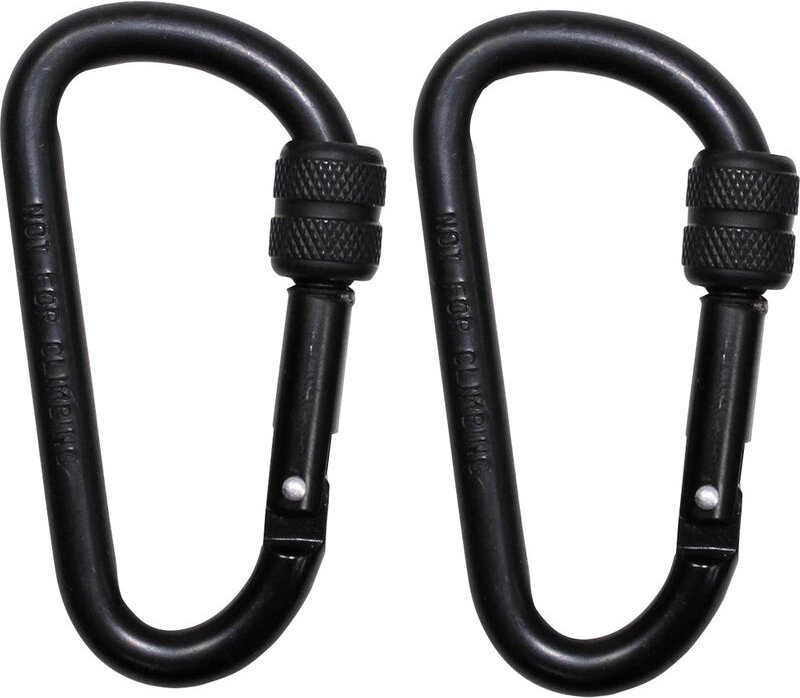 MFH - Military & Adventure 27536A Karabiner D8x80S 8 mm x 80 mm 2 St.