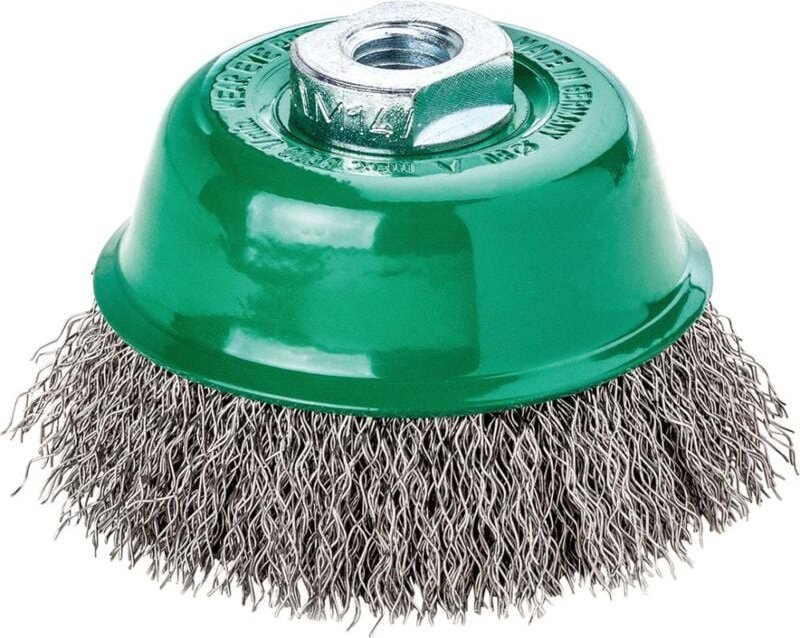Lessmann Topfbürste Edelstahl gewellt 65x0,35mm
