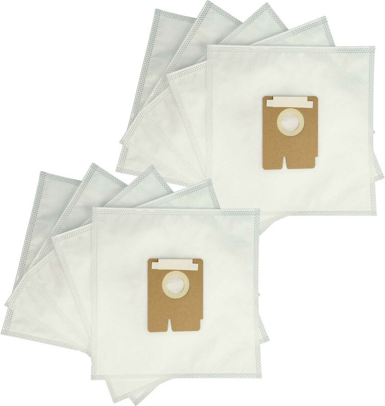 10x Staubsaugerbeutel kompatibel mit Hoover tfv 2015 001, TFV2015 013, tfv 2015 011 Staubsauger - Mikrovlies, 27,6cm x 2...