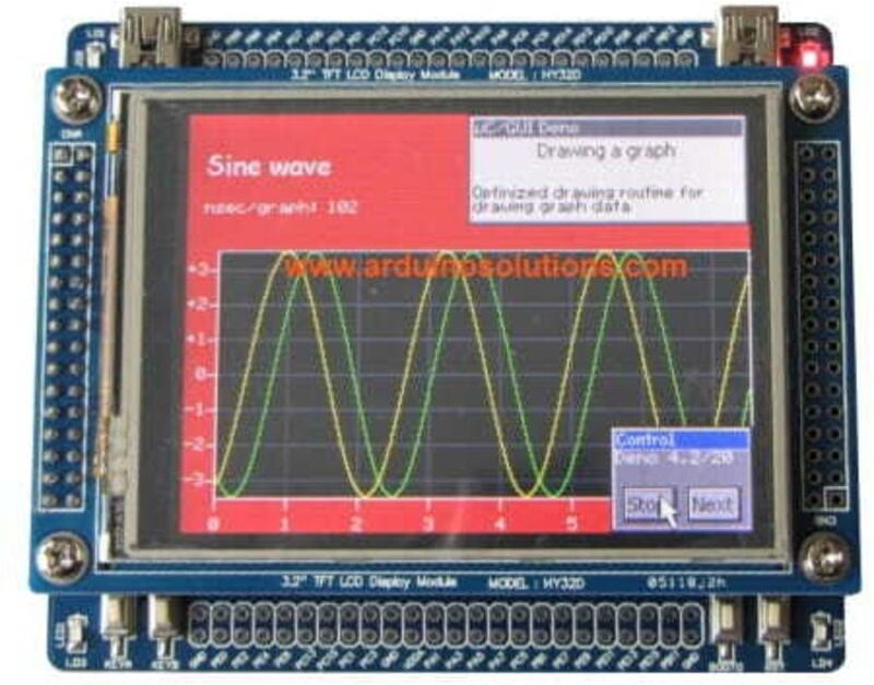 HY-Mini-Board mit STM32F103VCT6 + 3,2' LCD-Display (miniSTM3202)
