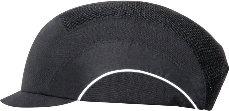 Sicherheitskappe Hardcap A1+ mit Mikrovisier – 2,5 cm Schwarz