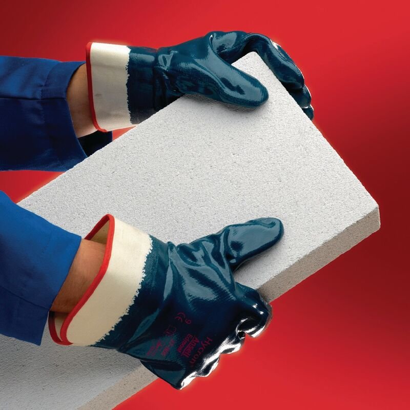 Handschuhe ActivArmr Hycron 27-805 Gr.10 weiß/blau EN 388 PSA II ANSELL