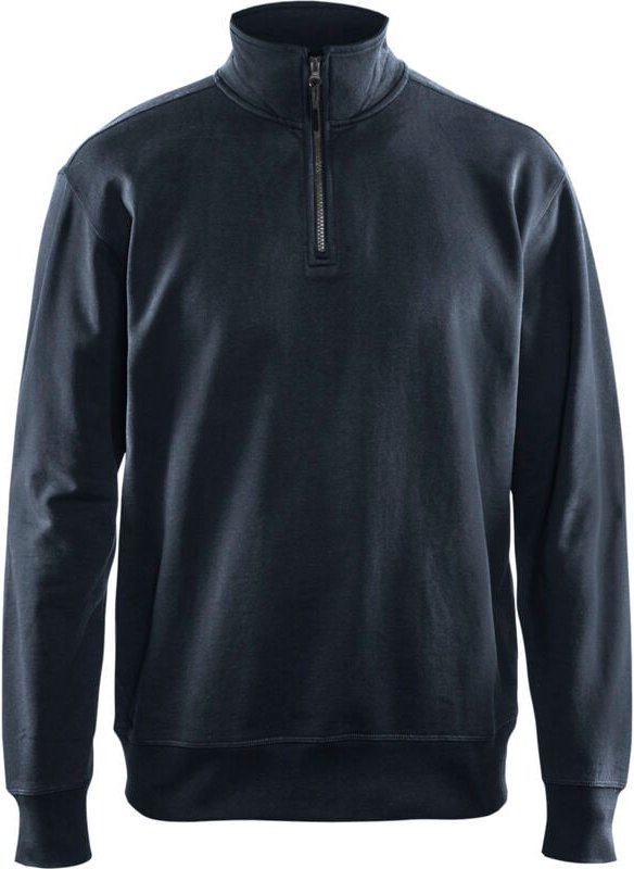 Arbeits-Sweatshirt mit Lkw-Kragen 3369 - Dunkelmarine M