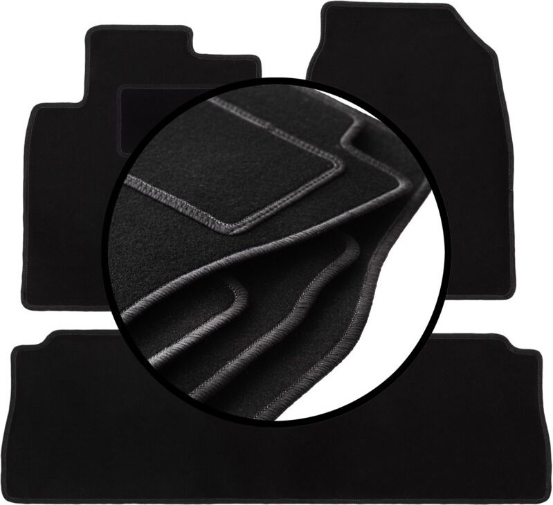 Komplettset Veloursmatten für: Chevrolet Captiva SUV (2006-2017)