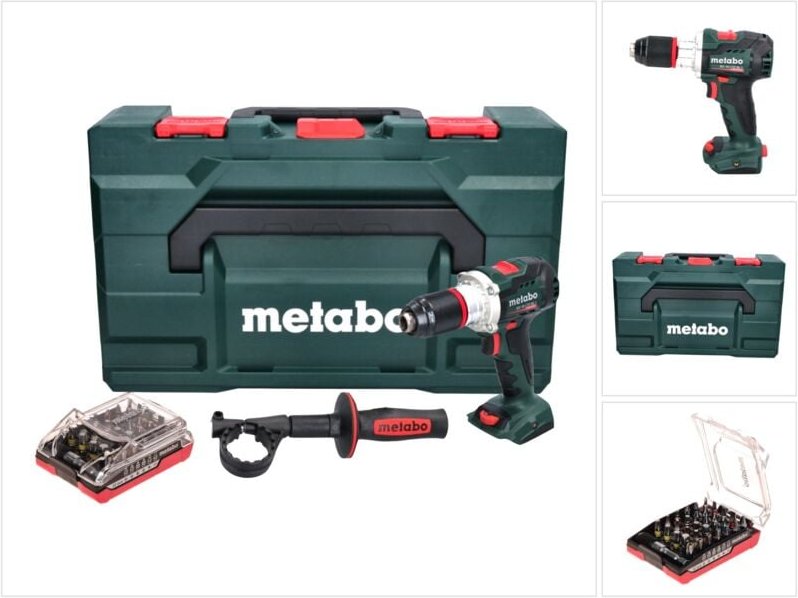 Thumbnail - Metabo BS 18 LTX BL I Akku Bohrschrauber 18 V 130 Nm Brushless + Bit Set 32 tlg. + metaBOX - ohne Akku, ohne Ladegerät