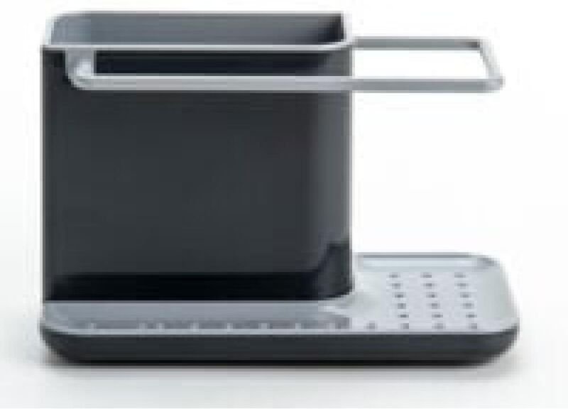 Spülbecken-Caddy/Organizer mit integriertem Abtropfgestell, Schwamm-, Bürsten-, Spülmittel- und Spültuchhalter, abnehmba...