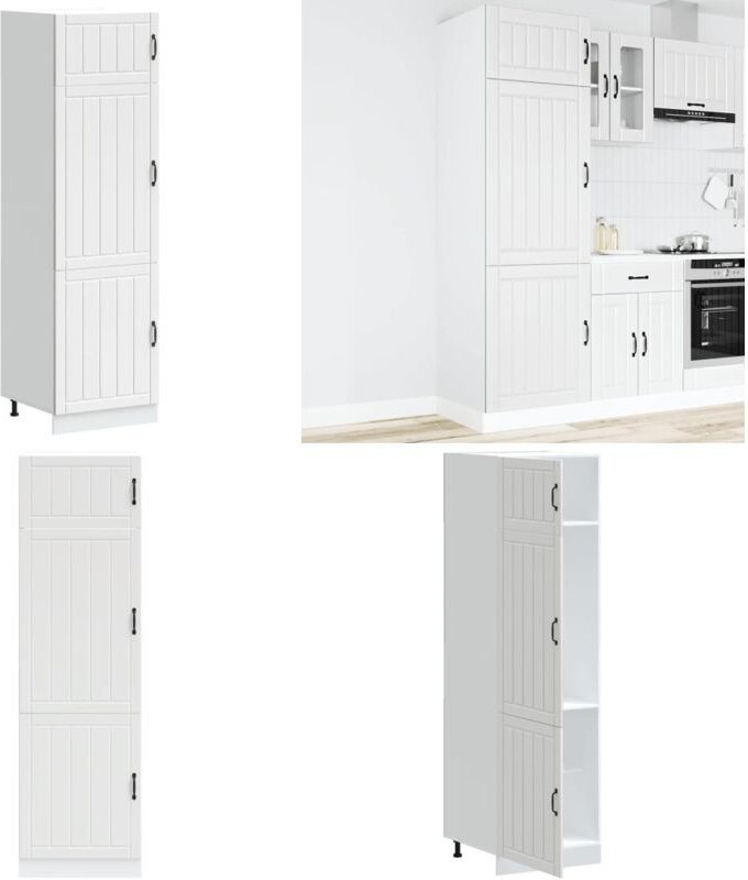 Küchenschrank Lucca Weiß Holzwerkstoff - Vidaxl