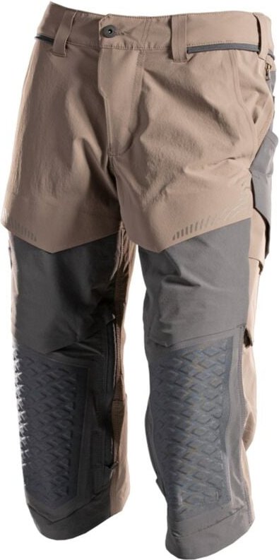 Dreiviertel-Hose 22249-605-5689 Gr. 60 dunkles sandbeige/anthrazitgrau - Mascot