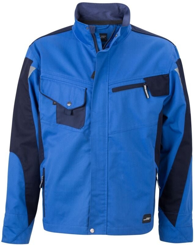 Thumbnail - James&nicholson - Arbeitsjacke JN821 Gr. xl royal/navy
