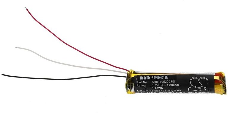 Vhbw - Akku kompatibel mit Bose QuietComfort 35 ii, 35, 45 Wireless Headset Kopfhörer (400 mAh, 3,7 v, Li-Polymer)