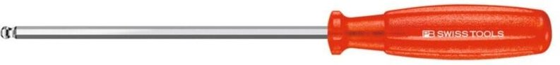 Pb Swiss Tools - Sechskant-Kugelkopfschraubendreher, mit 'Multicraft'-Kraftheft, 4 mm
